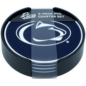 4 pack pvc coaster set Penn State Athletic Logo